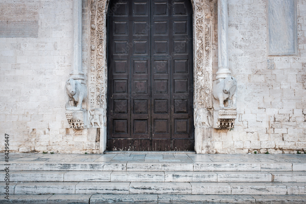 Saint Nicholas cathedral in Bari, Italy