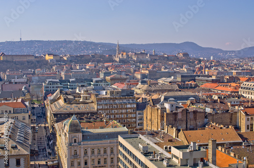 Canvas Print Cityscape of Budapest, Hungary