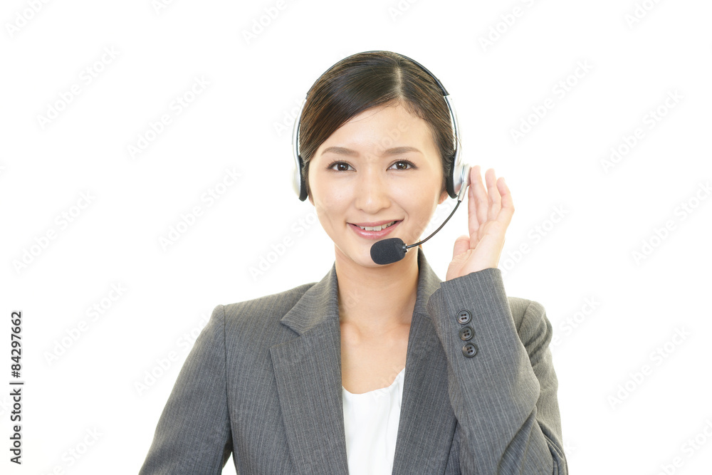 笑顔のオペレーター 笑顔のオペレーター