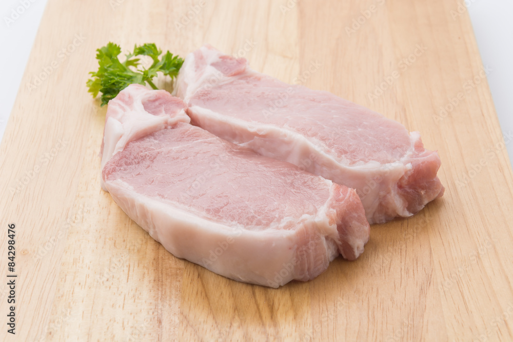 raw meat pork steak raw meat pork steak