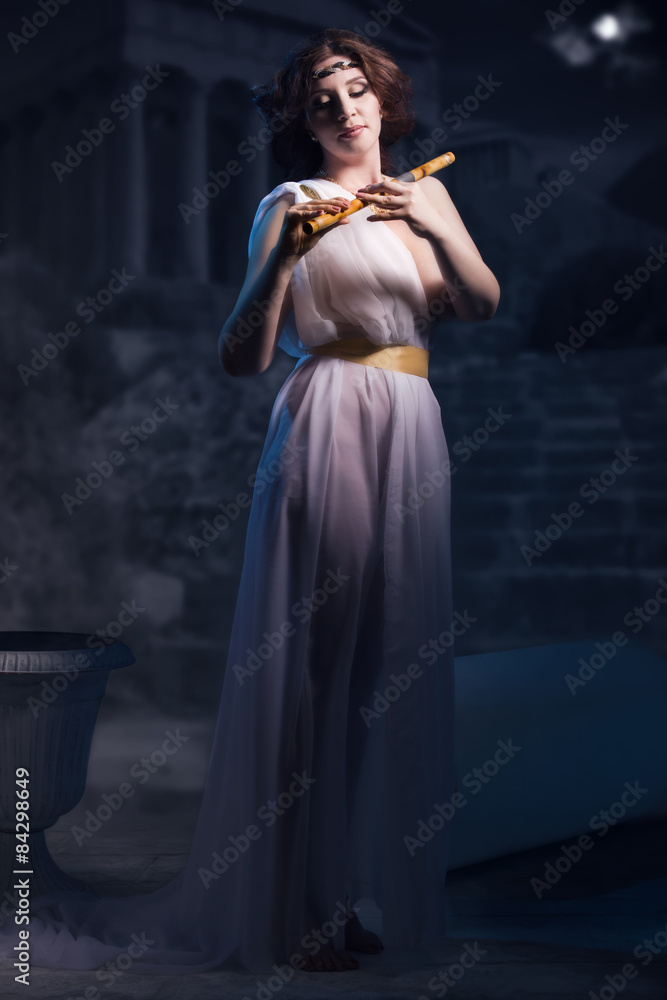 Fototapeta premium Venus playing the flute