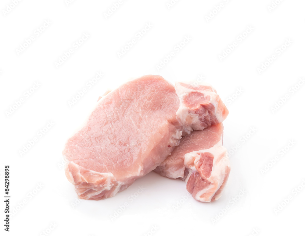 raw meat pork steak raw meat pork steak