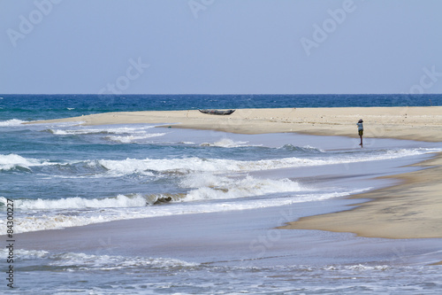 Vászonkép Beach of Palameenmadu in Batticaloa, Sri Lanka