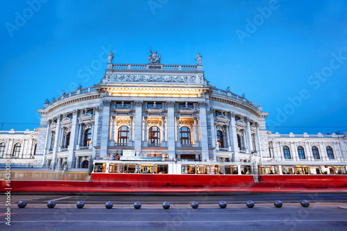  Famous palace Burgtheater in Vienna, Austria photo