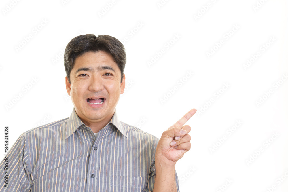 笑顔の男性 笑顔の男性