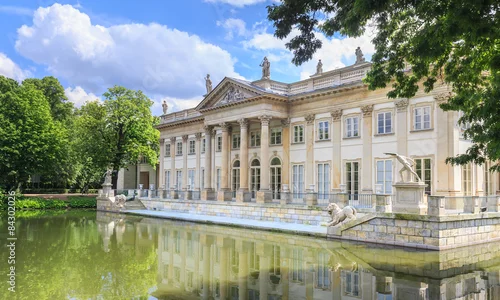 Obraz Królewskie Łazienki Królewskie w Warszawie - Pałac na Wodzie