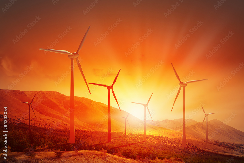 Obraz premium Alternative wind energy