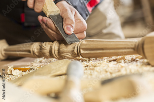 Carpenter at work