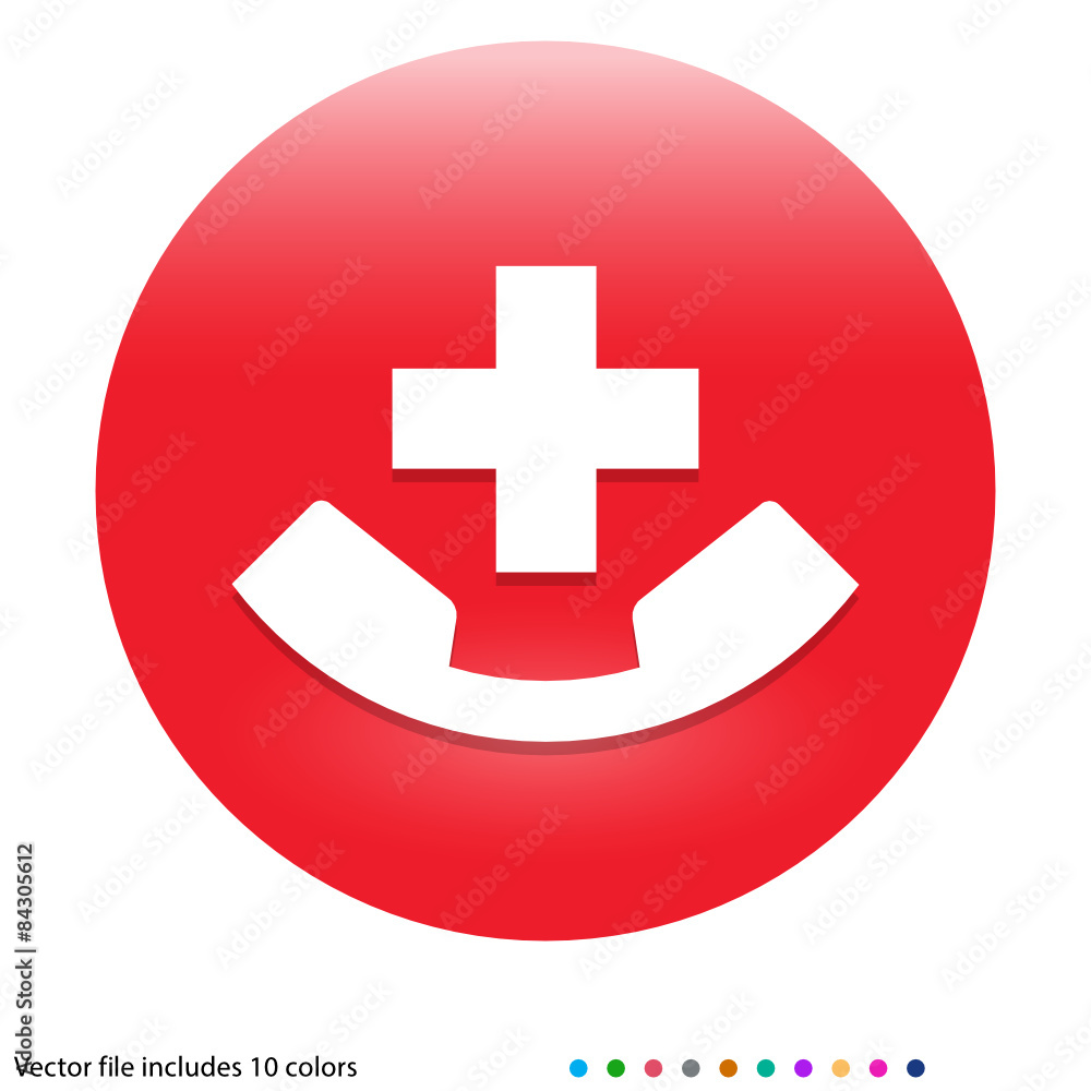 Fototapeta premium Multicolored App Button