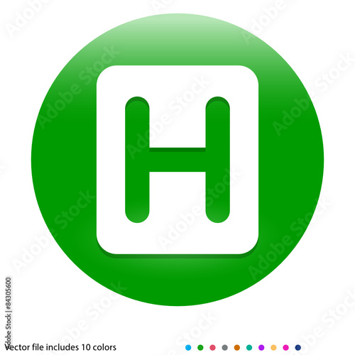 Multicolored App Button