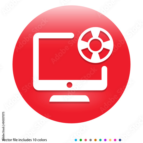 Multicolored App Button