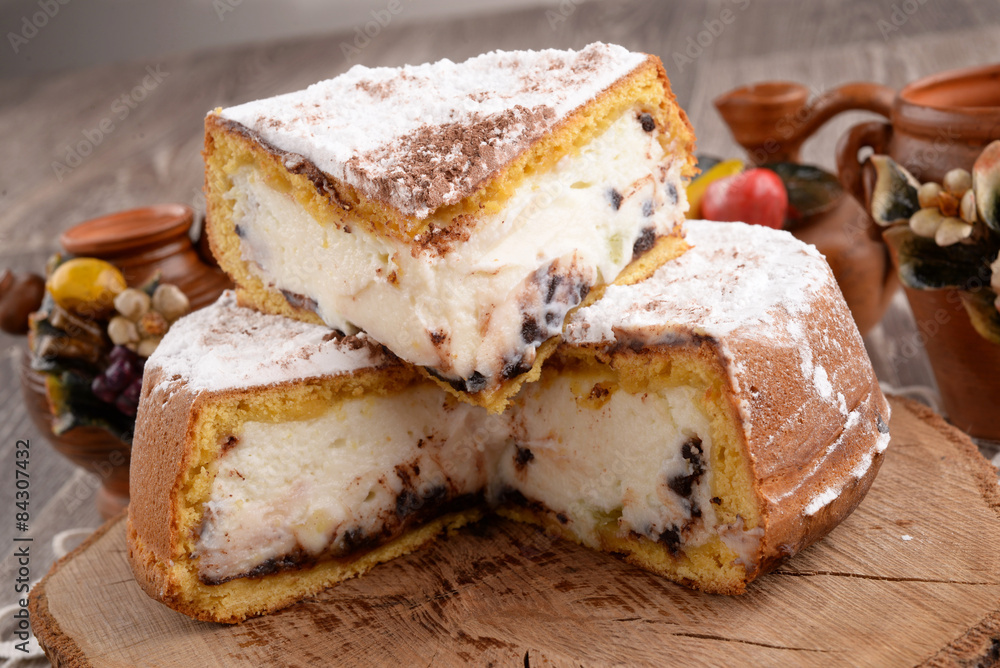 CASSATA BAKED WITH CHEESE
CASSATA AL FORNO CON RICOTTA CASSATA BAKED WITH CHEESE
CASSATA AL FORNO CON RICOTTA