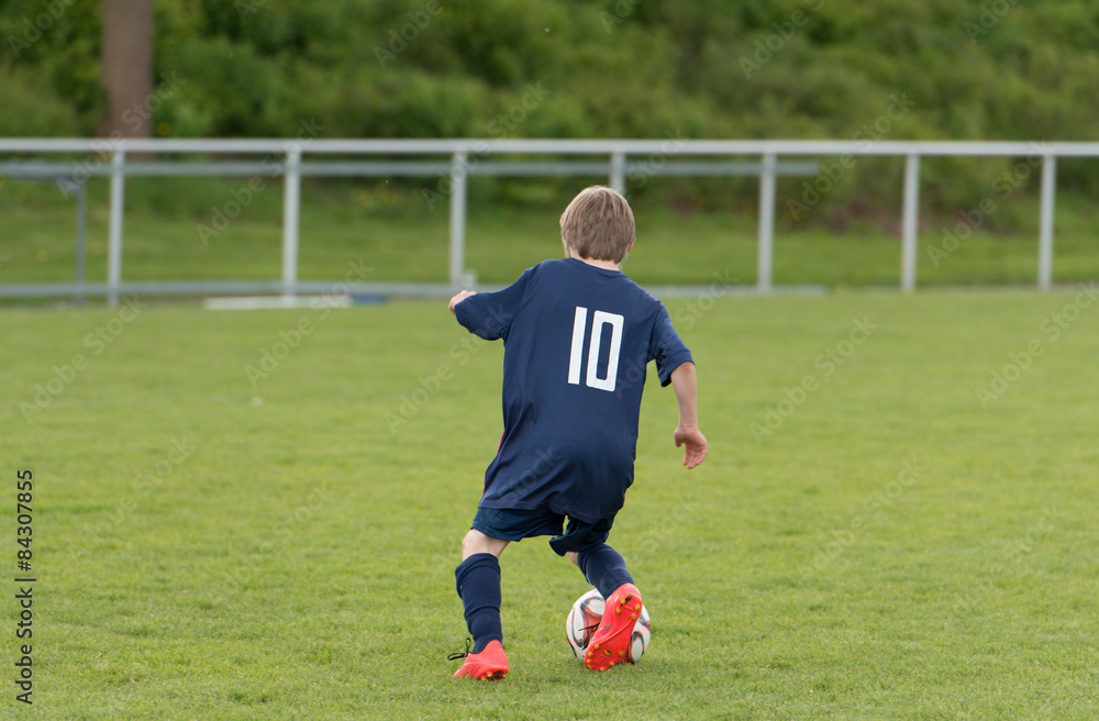 Obraz premium Junger Fußballer 