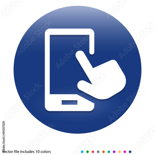 Multicolored App Button