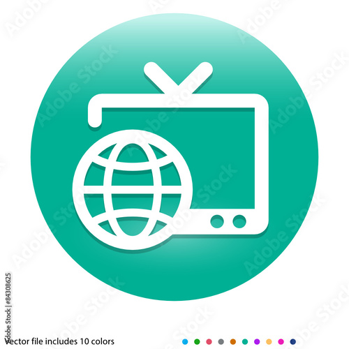 Multicolored App Button