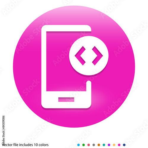 Multicolored App Button