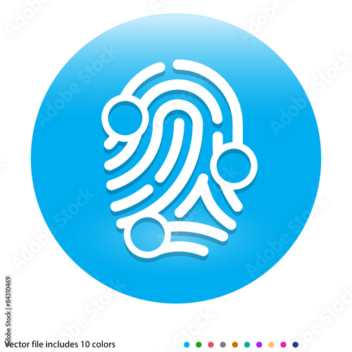 Multicolored App Button