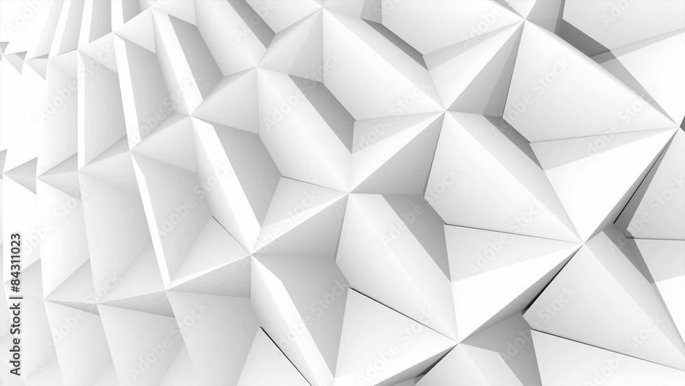 animation 3d - une sphere en papier