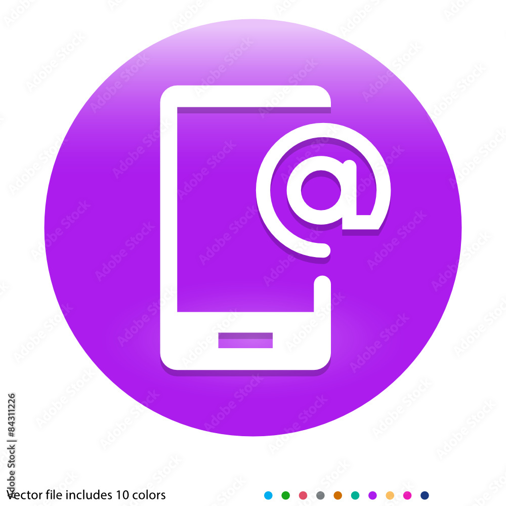 Multicolored App Button Multicolored App Button