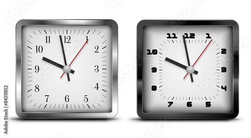 Square clock