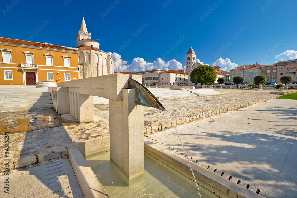 Fototapeta premium City of Zadar old Forum square