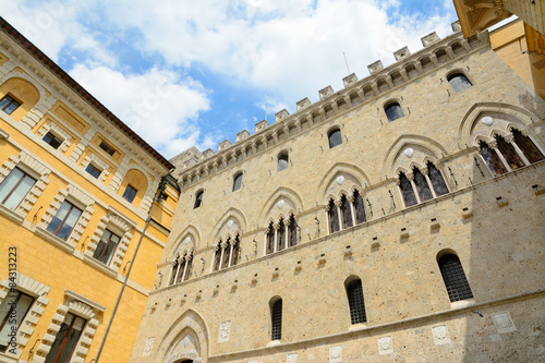 Salimbeni and Tantucci Palaces in Siena