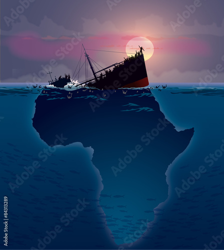 Afrique - Émigration
 photo