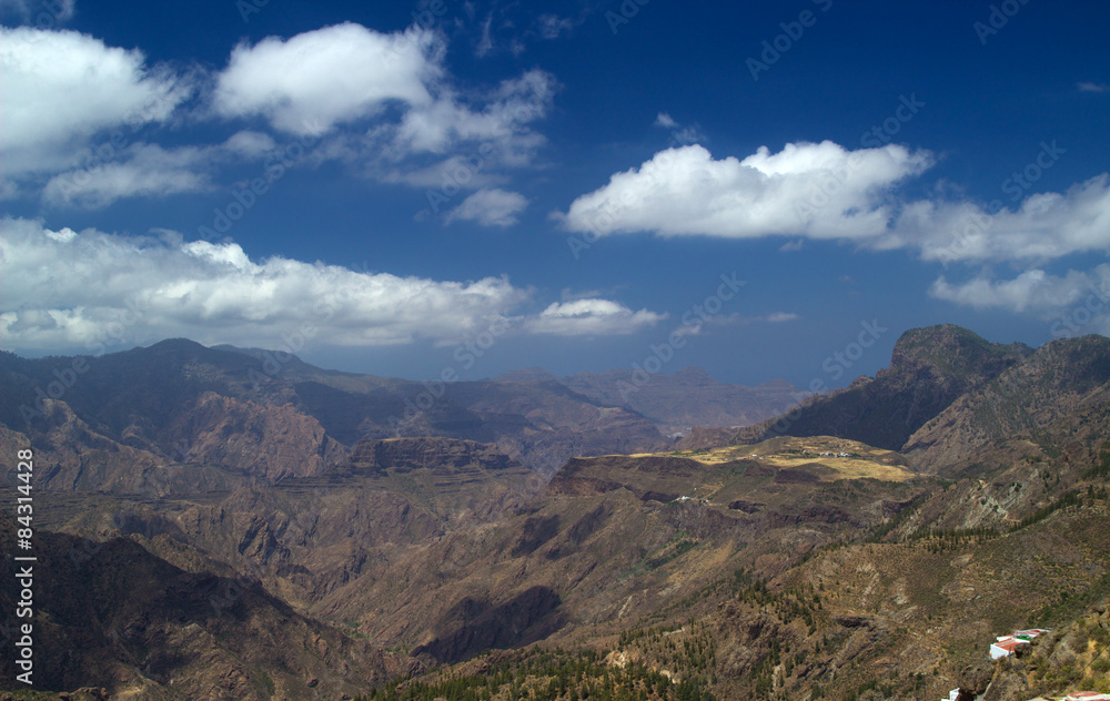 Fototapeta premium Inland Central Gran Canaria