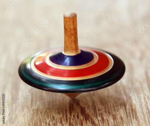 Schilderij op canvas Decorative top spinning
