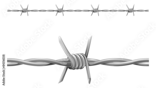 Barbed wire
