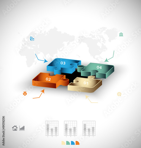 Business infographic template