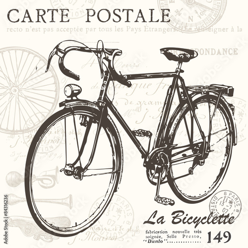 Bicycle postcard