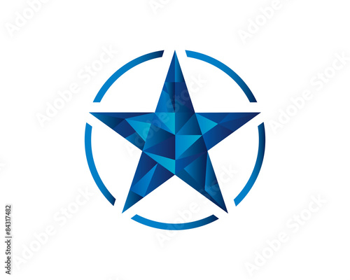 Sapphire Crystal Star