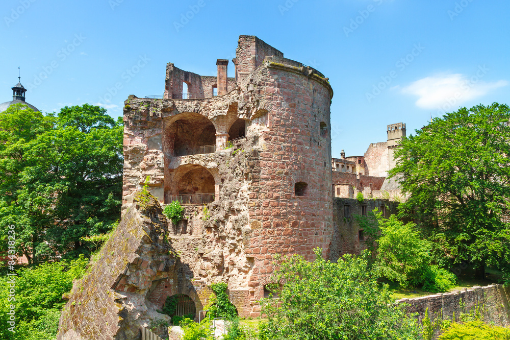 Castle Heidelberg in Germany, Europe