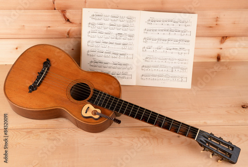 MUSICAL INSTRUMENTS, TWO GUITARS