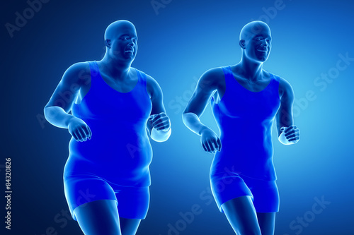 From obese man to athlete