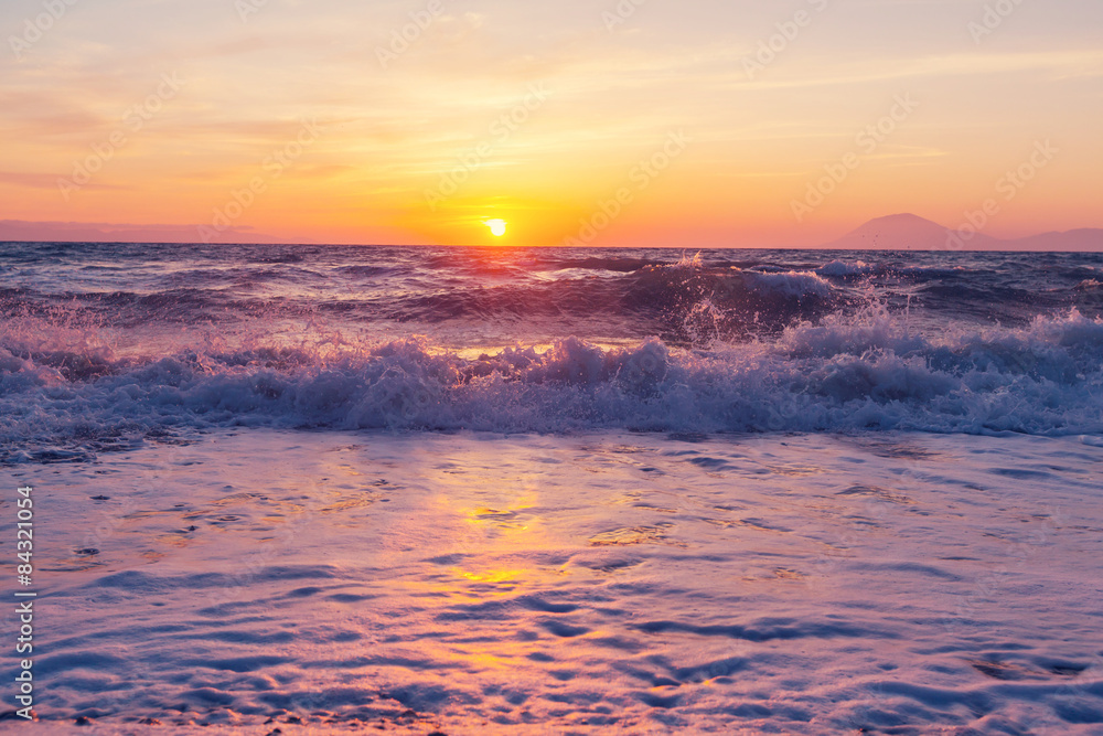 Obraz premium Sea sunset