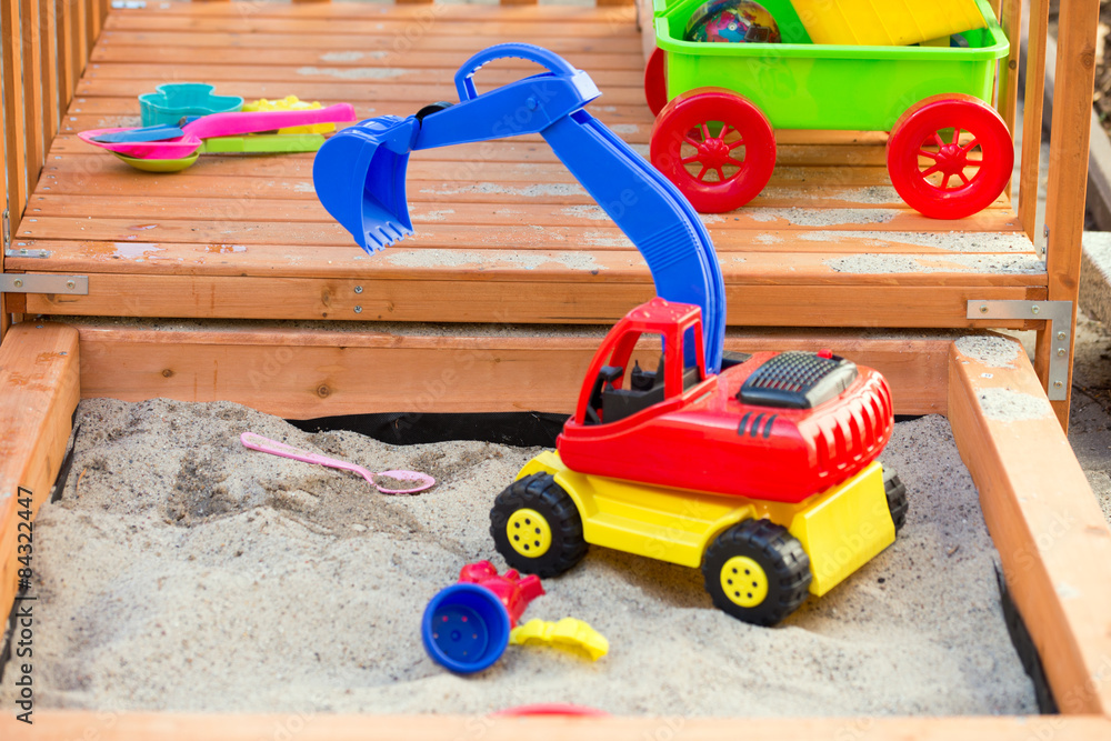 Sand toys / Sand toys in a sandbox Sand toys / Sand toys in a sandbox