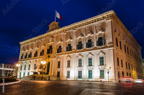 Auberge de Castille in Valletta, Malta