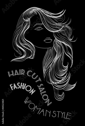 Girl with long hair