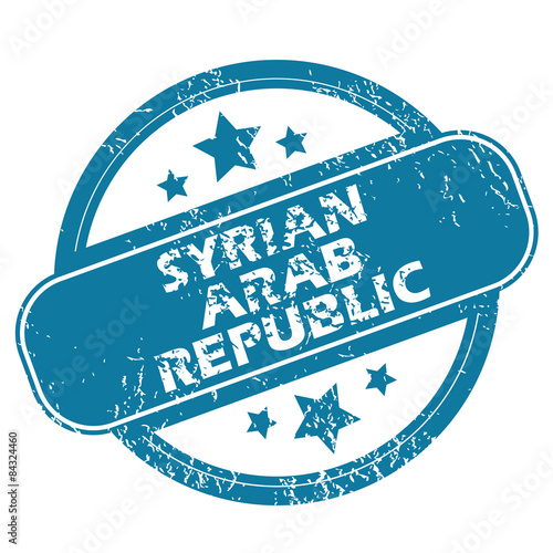 SYRIAN ARAB REPUBLIC round stamp