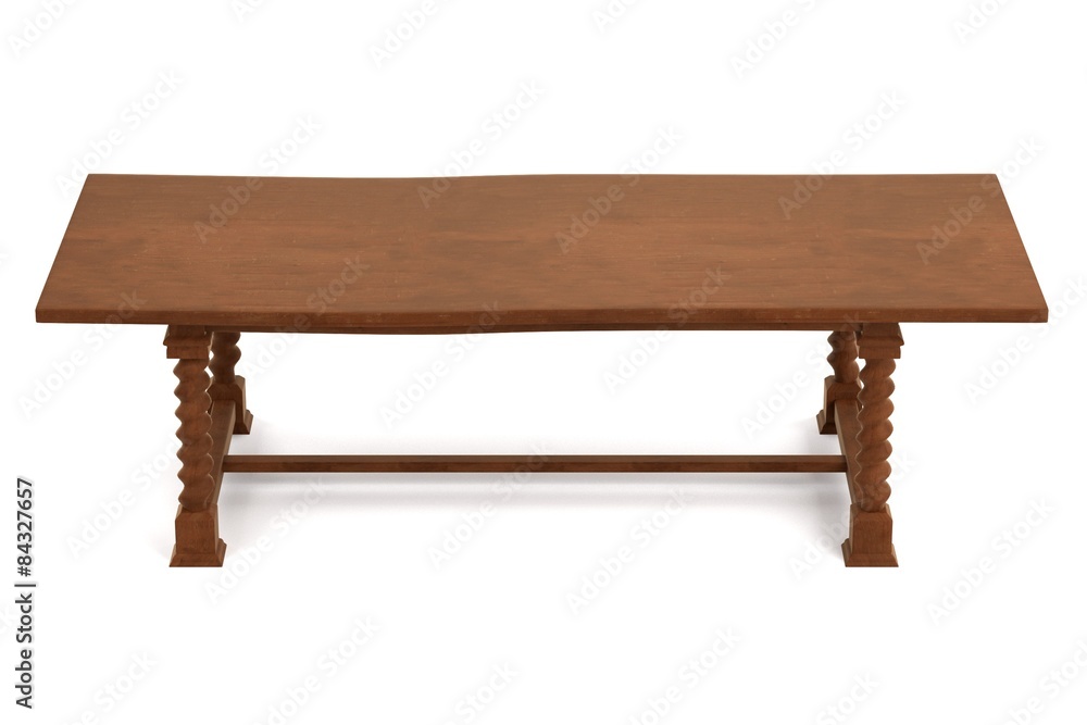 3d render of wooden table 3d render of wooden table
