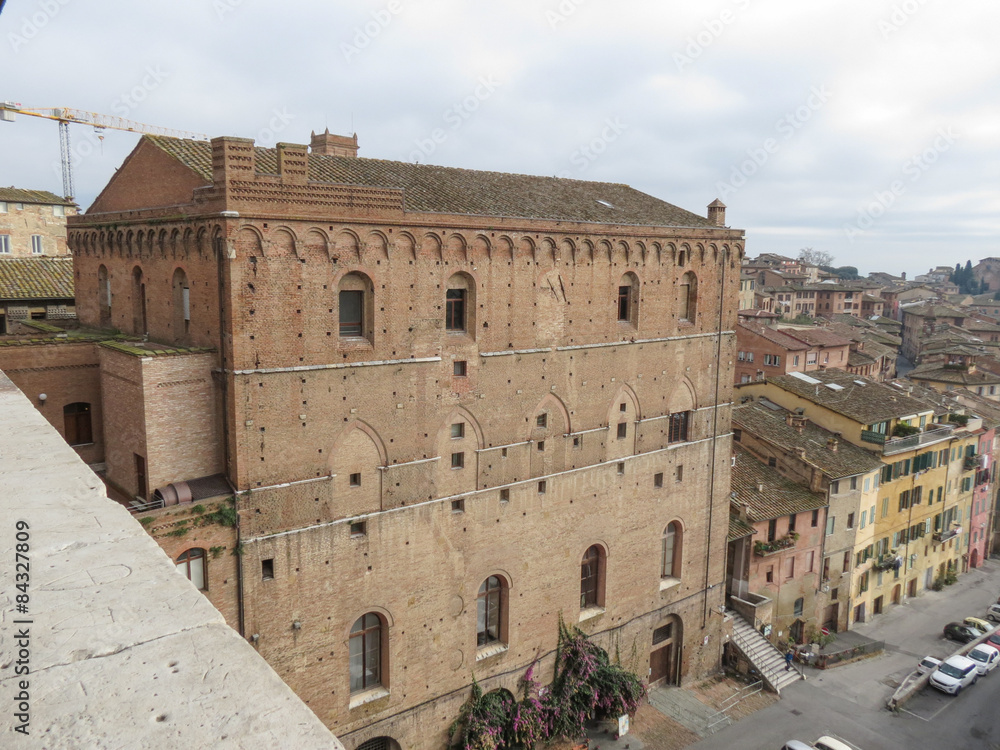  Siena, view of the city centre
