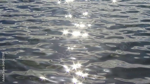 Sparkling sea water, HD footage