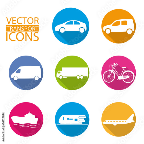 Transport design Icons