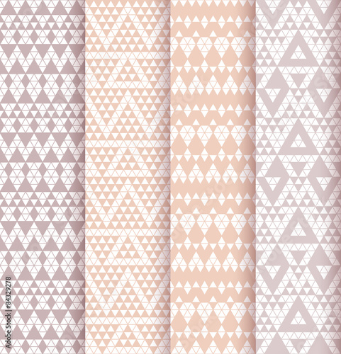 Set of four patterns.