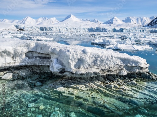 Arctic glacier landscape - Svalbard 