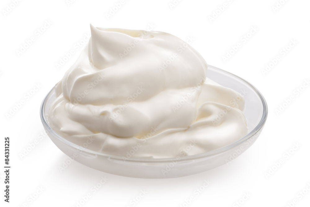 Cream isolated on white background Cream isolated on white background