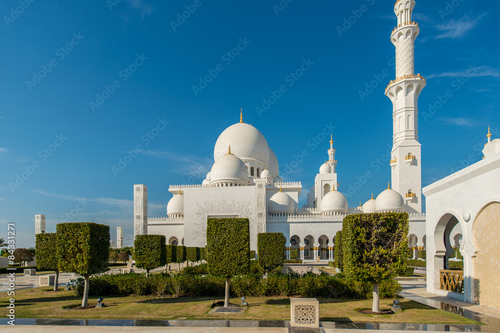 Obraz premium Sheikh Zayed Mosque in Abu Dhabi