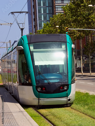 tram in Barcelona